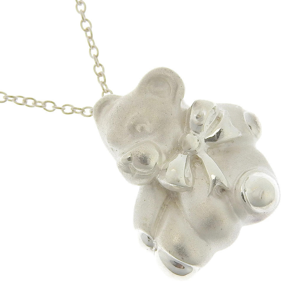 Tiffany Co Bear Necklace Sterling Silver